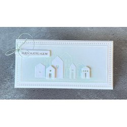 Akrylstempel, By huse, Simple&Basic SBC151, 8 huse