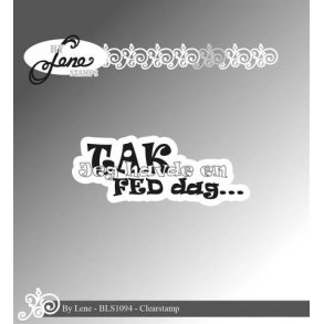 Akrylstempel, Konfirmations tekst, ca 65x22mm