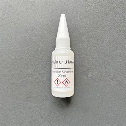 Simple and Basic Metallic Silver Ink, SBI003