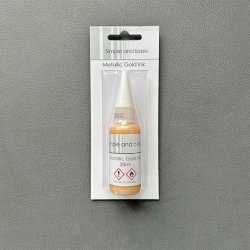 Simple and Basic Metallic Gold Ink, SBI004