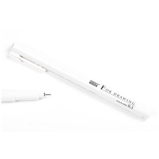 Tusch MARVY Technical Drawing Pen, 0,3mm, sort