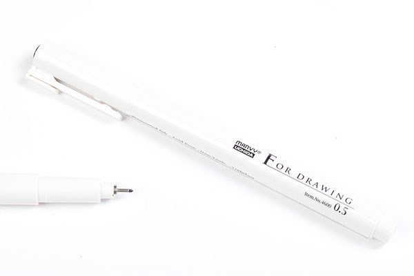 Tusch MARVY Technical Drawing Pen, 0,5mm, sort - Tusch, Farver etc ...