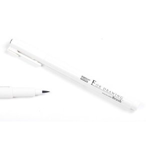 Tusch MARVY Technical Drawing Pen m/pensel-spids (brush), sort