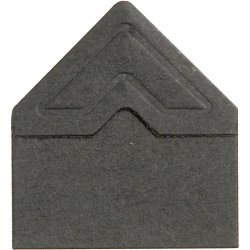 Fotohjrner i papir, 108 stk. selvklbende, SORT