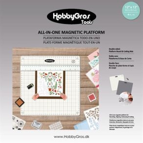 Alt-I-En Magnetisk Platform m/skreside & magnetisk side, 30,5x30,5cm, HGT017. 