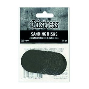 Tilbehr til INK APPLIKATOR/BLENDING TOOLS; Distress Sanding Disks