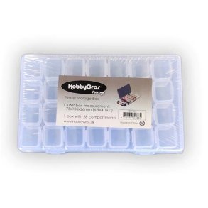 Opbevaring - Plast ske med 7x4 sm sker m/lg 