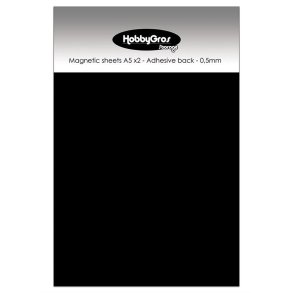 Opbevaring - A5 magnetplade m/klb p bagside, 2 stk., SS108