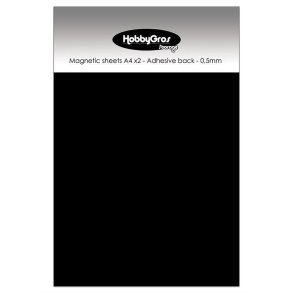 Opbevaring - A4 magnetplade m/klb p bagside, 2 stk., SS109