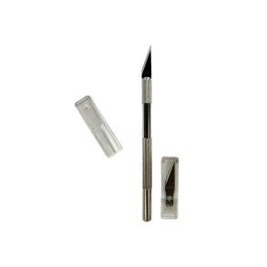 Skrekniv m/praktisk htte & 5 knivblade, HGT006 