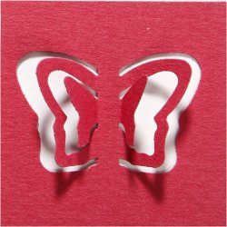 Punch, sommerfugl, ca. 38mm