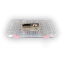 Opbevaring - Plast ske med 28 runde btter m/lg