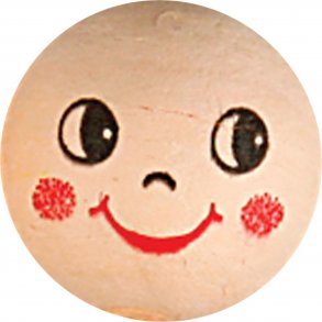 Vatkugler, m/ansigt, 22mm, 10stk