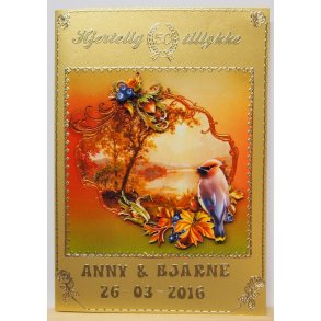 3D ark - Guldbryllup