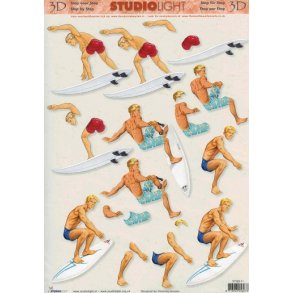 3D ark - Fritid, surfer