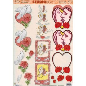 3D ark - Romantik, krlighed, amor, duer