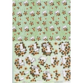 3D ark - Sm� julemotiver & baggrund, julebrev