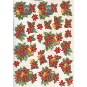 3D ark - Sm� julemotiver, r�de julestjerner