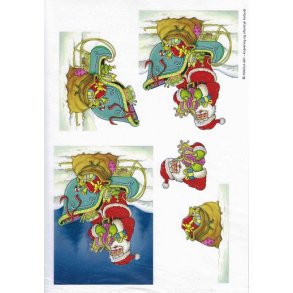 3D ark - Jul, julemand i kane