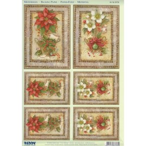 3D ark - udstanset, Jul, dobbeltark