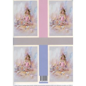 3D ark - Alfer, pige m/brev