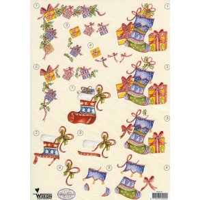 3D ark - Jul, med sok