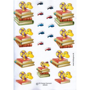 3D ark - Student, bogorm, rd, bl, sort, hue