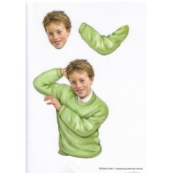 3D ark - Konfirmation. Dreng, 3 ark