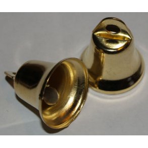 Messingklokke, 9x10mm, 5stk