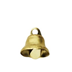 Messingklokke, 9x10mm, 5stk