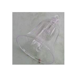 Klar plastklokke, 45x55, 2stk