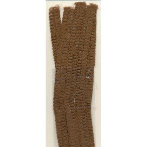Chenille/piberenser viklet, �15mm 30cm, m�rk brun