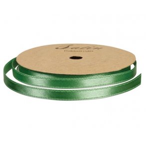 Satinbnd 3,5mm, 10 m pr. rulle, JADEGRN