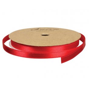 Satinbnd 10mm, 10 m pr. rulle, JULERD
