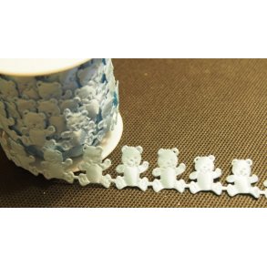 Figur bnd 20mm, lysebl bamser, 10 stk