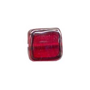 Eksklusiv glasfirkant rd, 13x13mm