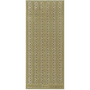 Stickers - Blomster bort, Guld