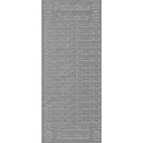 Stickers - Indbydelse, slv