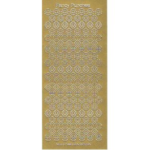 Stickers - Fancy punches - sm� figurer, guld