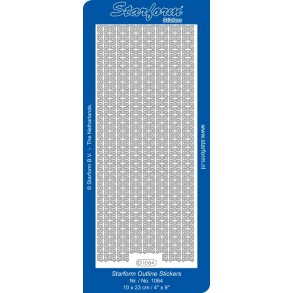 Stickers - Sommerfugle, guld