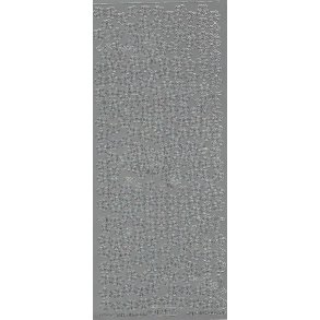 Stickers - Blomster, s�lv