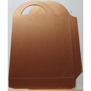 Gavepose, shiny bronze, ca. 21x31x3cm