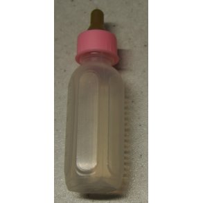 sutteflaske, lyser�d, �2x8cm