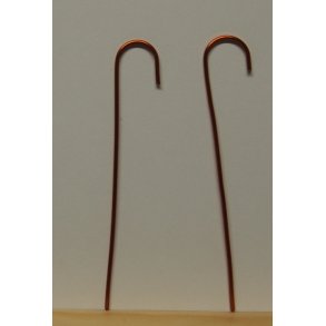 Stokke i kobber (metal - malet) �1,5-2x8,5cm, 5stk