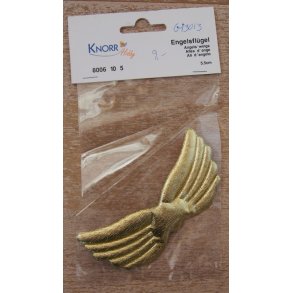 Englevinger, guld, 5x9,5cm