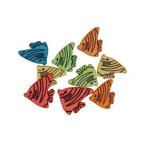 Plastknap Favorite Findings Nr 201 Fishy