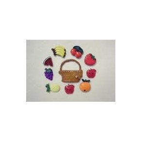 Plastknap Favorite Findings Nr 221 Fruit baske