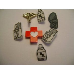 Plastknap Favorite Findings Nr 77 Doctor