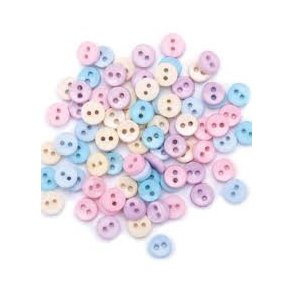 Plastknap Favorite Findings Nr 421 Pastel, ass