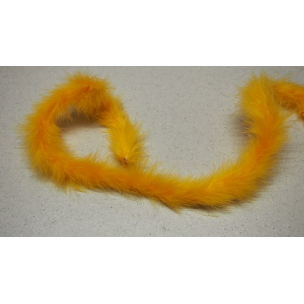 Fjerboa, lys orange, 20-30mm, 1m